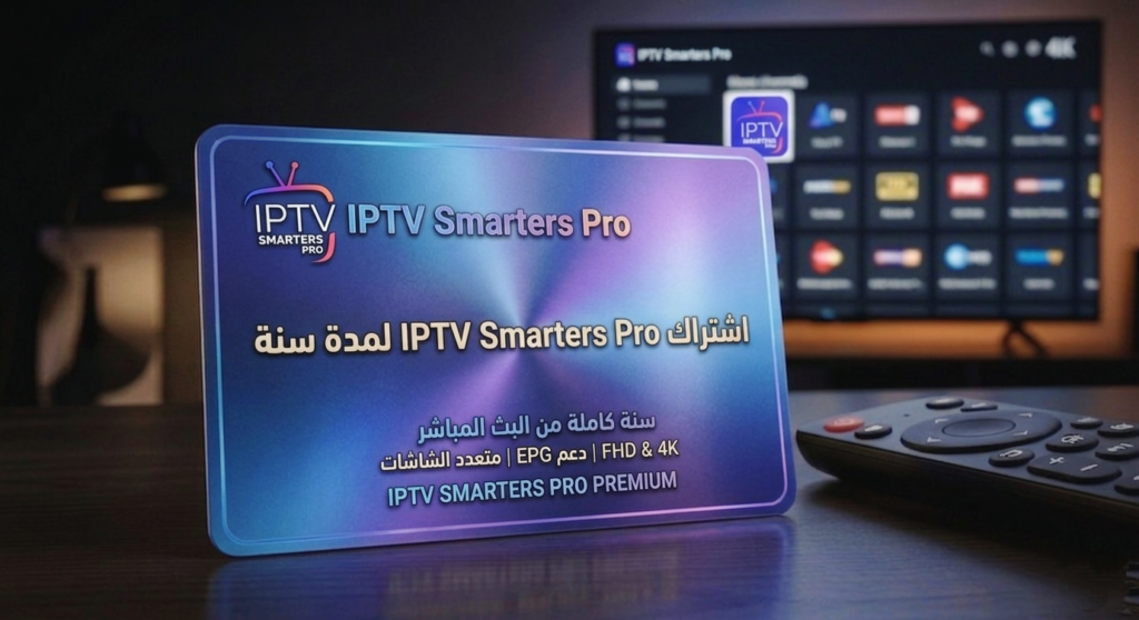 اشتراك iptv smarters pro لمدة سنة